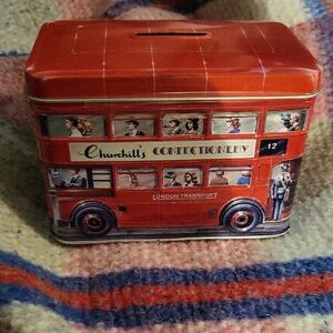 Churchills Tin Bus BANK